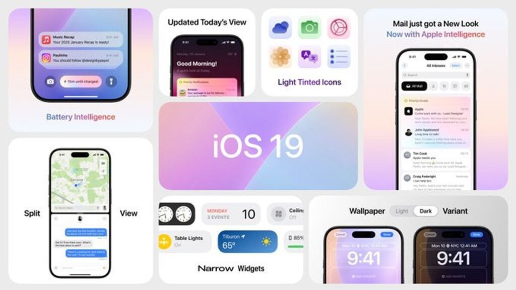 iOS 19 with iphone 17 pro max