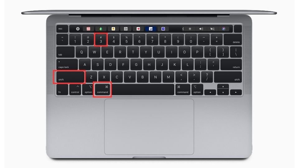 How to take Screenshot entire scree on macbook