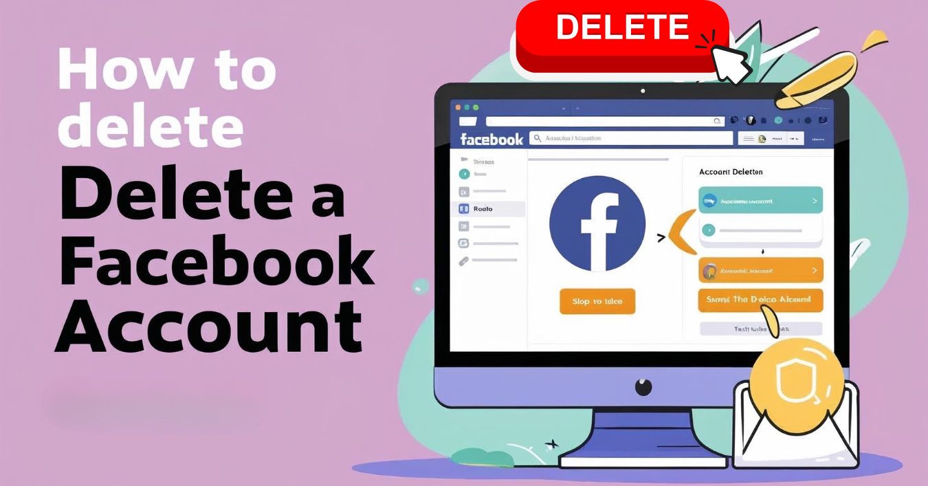 How to delet Facebook account