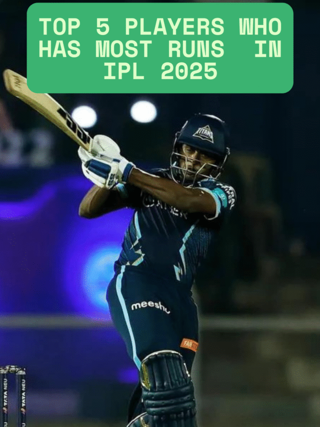 Top 5 players who has most runs in ipl 2025