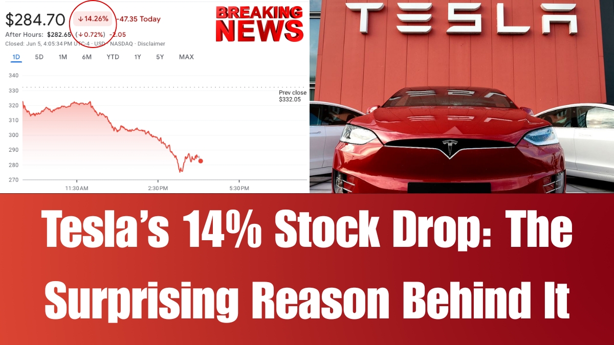 Tesla’s 14% Stock Drop: The Surprising Reason Behind It